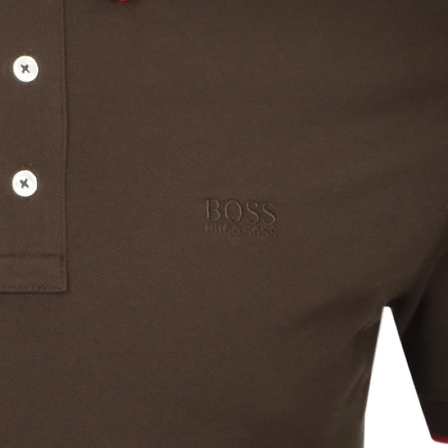 Alternative Image for ProductBOSS Parlay 87 Short Sleeved Polo T Shirt Green3